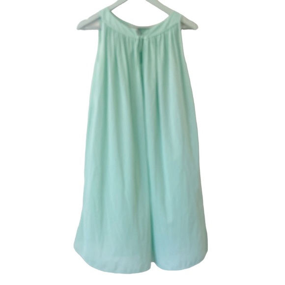 Vintage nylon nightgown and robe set mint green Size medium - Picture 3 of 8